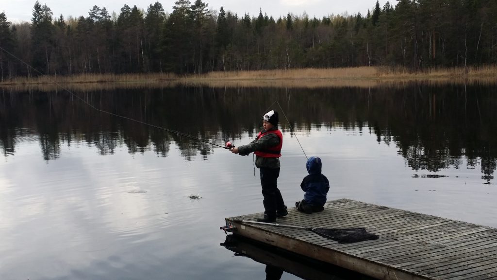 Här är vi taggade ... nu måste den hugga.